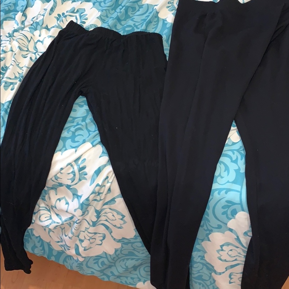 Regular black leggings
